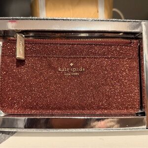 Kate Spade boxed large slim cardholder deep nova